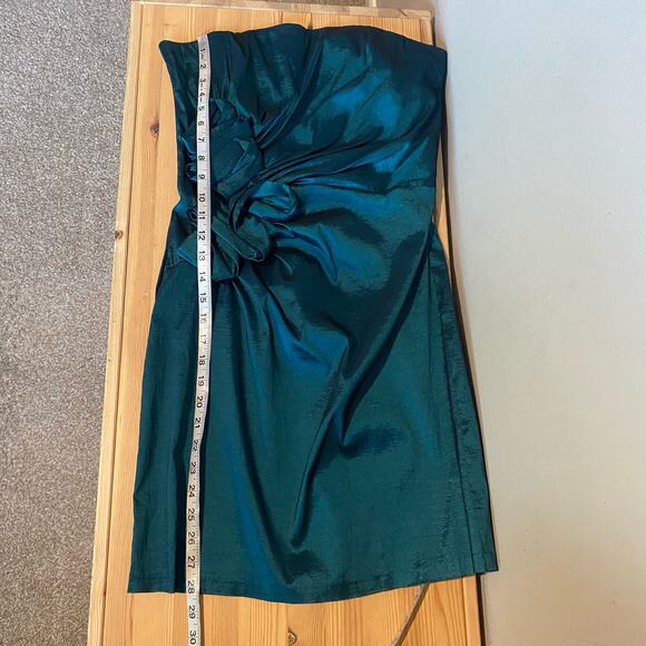 Vintage Jessica McClintock for Gunne Sax Metallic Strapless mini dress - Picture 10 of 10